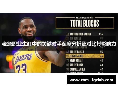 老詹职业生涯中的关键对手深度分析及对比其影响力 老詹职业生涯中的关键对手深度分析及对比其影响力