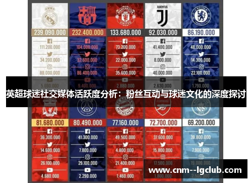 英超球迷社交媒体活跃度分析：粉丝互动与球迷文化的深度探讨
